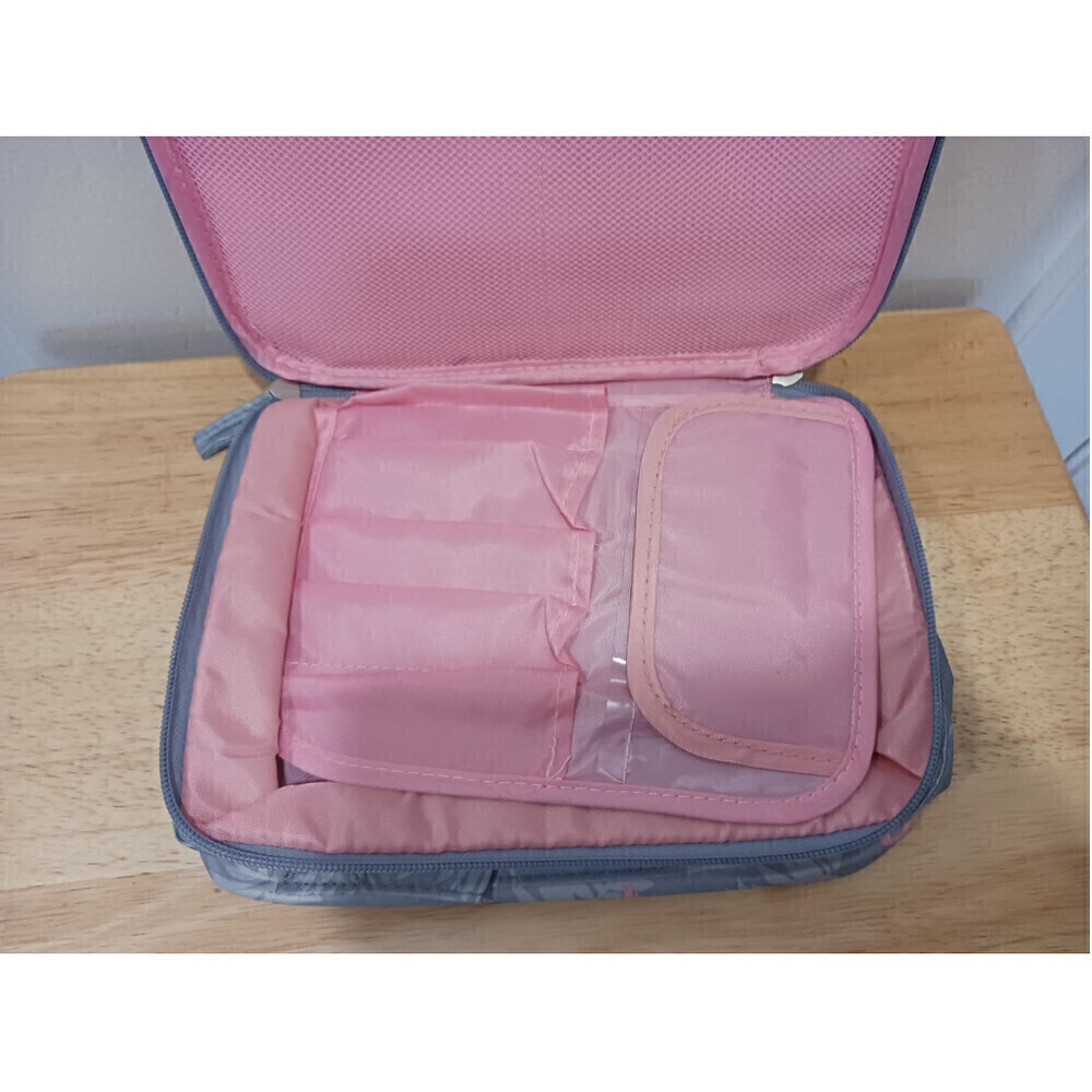 Flamingo Pattern Makeup Up Bag - Picture 3 of 5